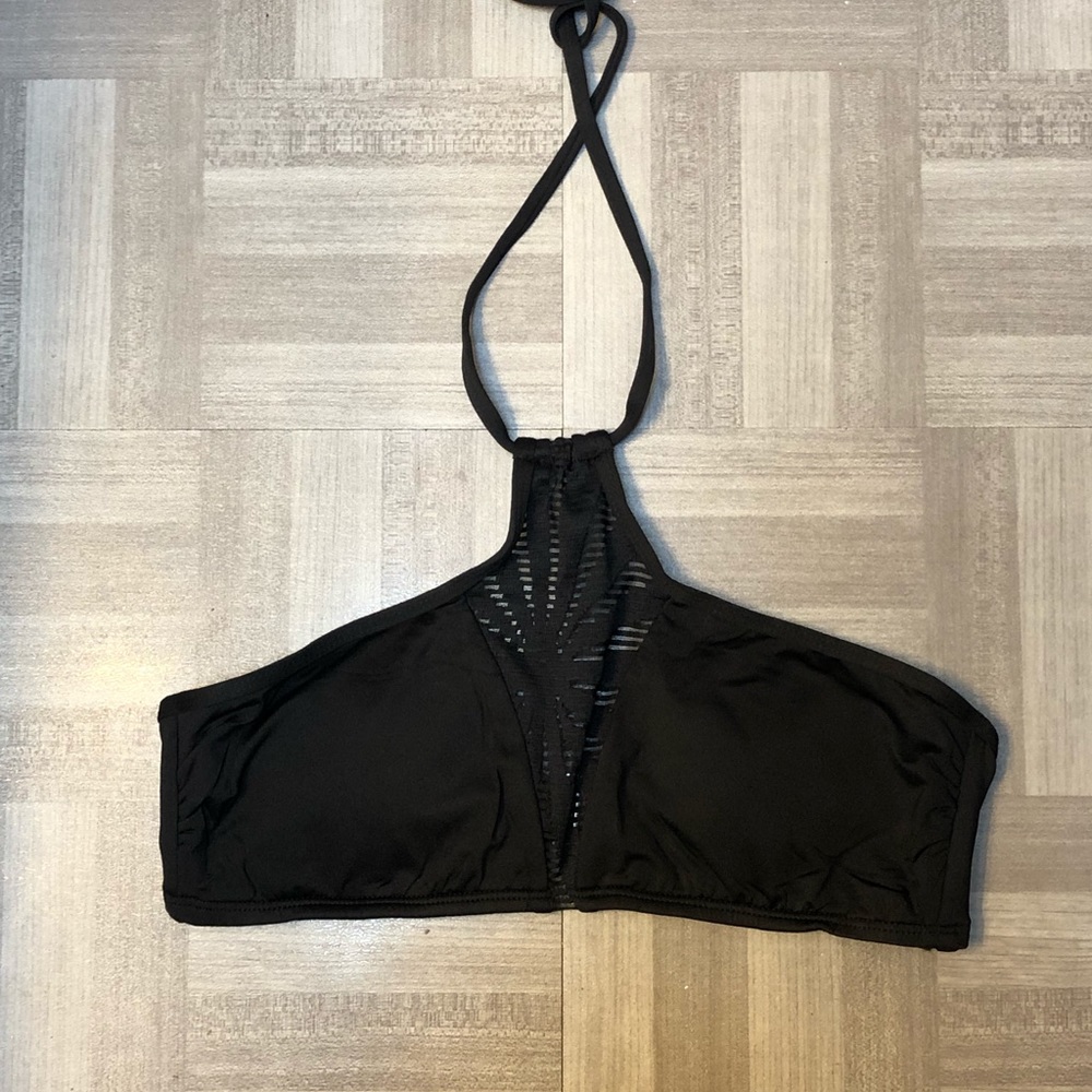 Mossimo Halter Swimsuit Top Black